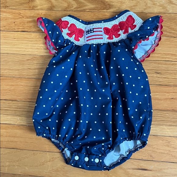 unsure Other - America Baby Smocked Bubble Romper